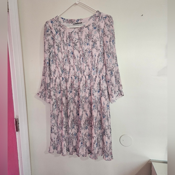 ANINE BING  FLORAL DRESS Size L - Picture 1 of 4